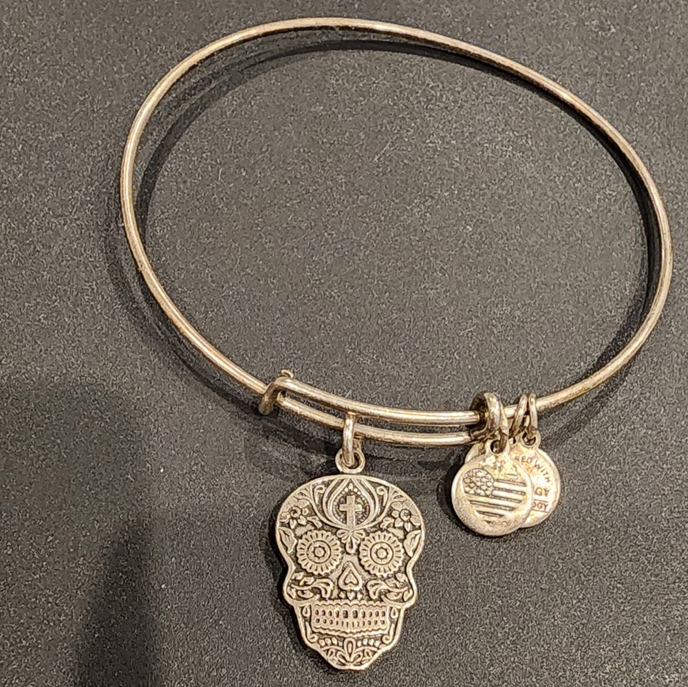 Calavera Alex and Ani Bangle Bracelet - Tradition. Celebration. Ancestors.
